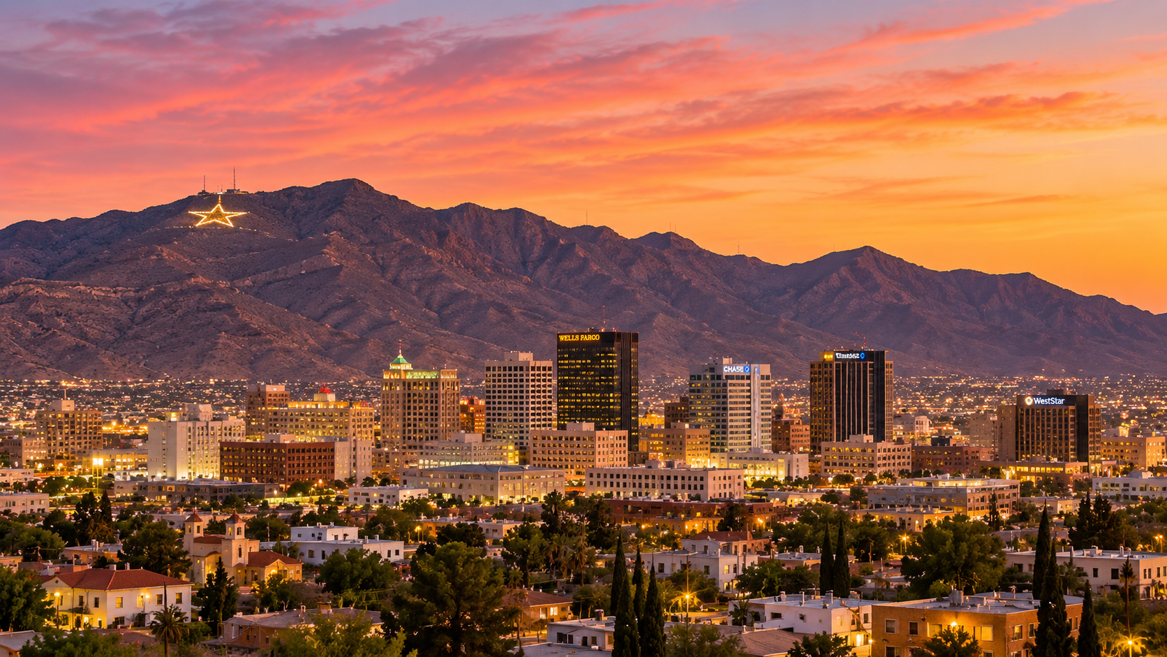 EL PASO, TEXAS skyline